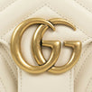 Quilted Leather GG Marmont Matelassé Small Shoulder Bag - Ivory