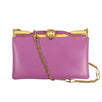 Broadway Leather Cross Body Bag - Purple