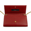 GG Marmont Leather Mini Chain Shoulder Bag - Red