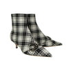 'Dior Gang' Tartan Ankle Boot Heels - Black