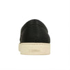 Z Zenga Grained Leather Slip-On Sneakers - Black