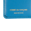 Leather Number Embossed Organizer Wallet - Blue