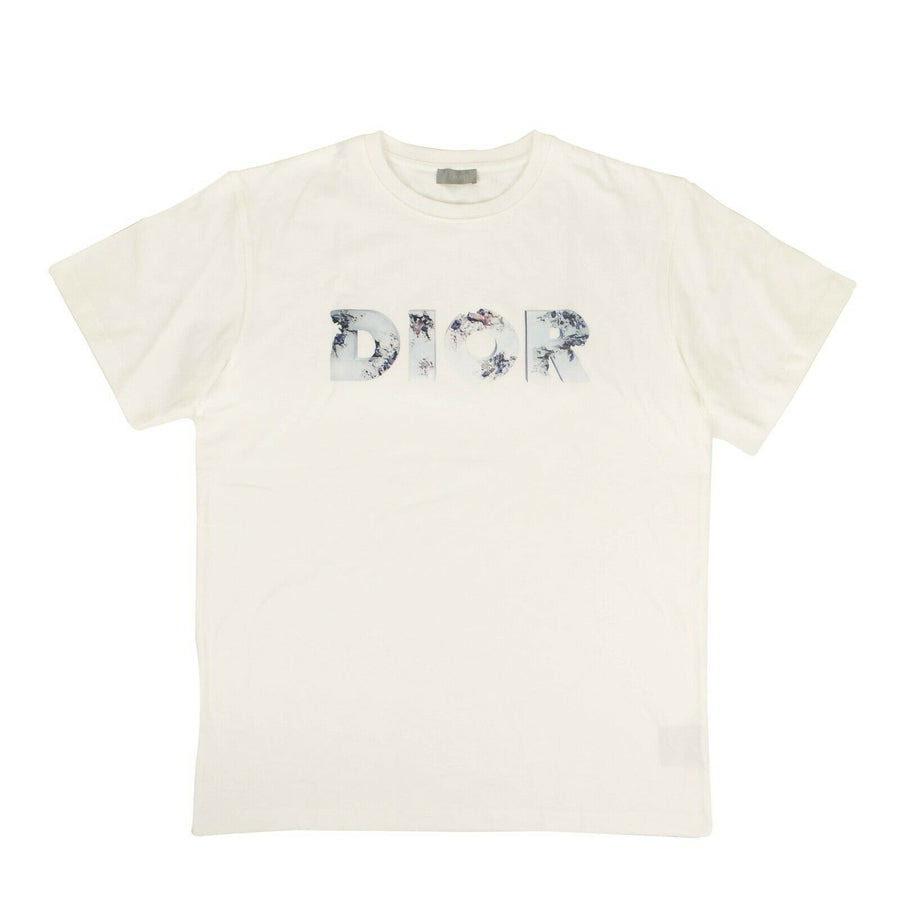 CHRISTIAN DIOR x DANIEL ARSHAM Cotton Dior Logo T-Shirt - White