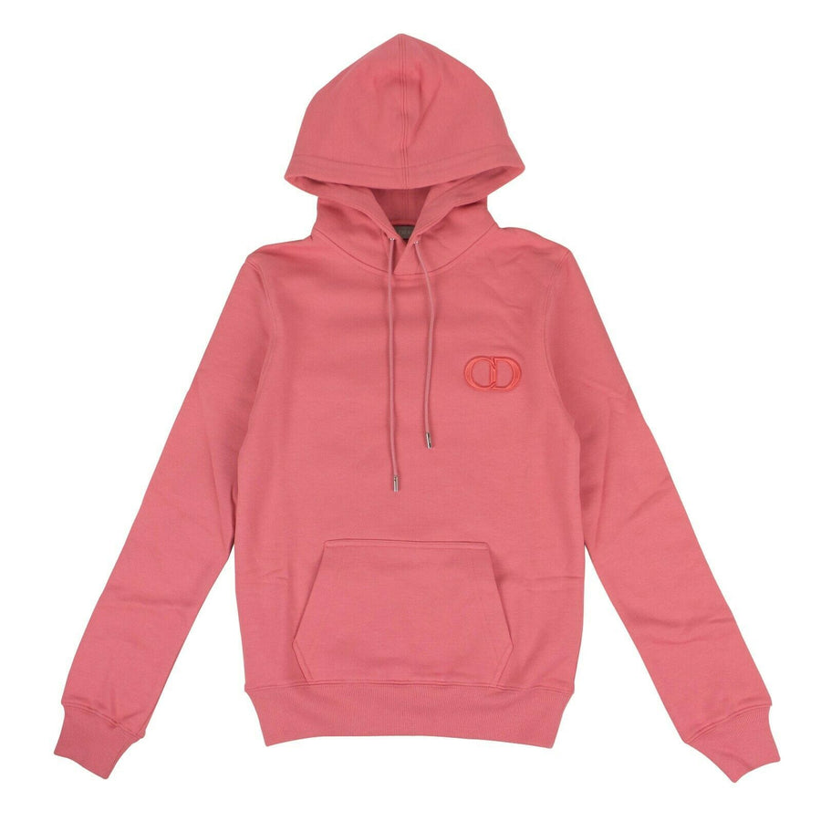 Cotton 'CD Icon' Logo Hooded Sweatshirt - Pink