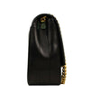 Medium Vicky Quilted Leather YSL Monogram Handbag  - Black