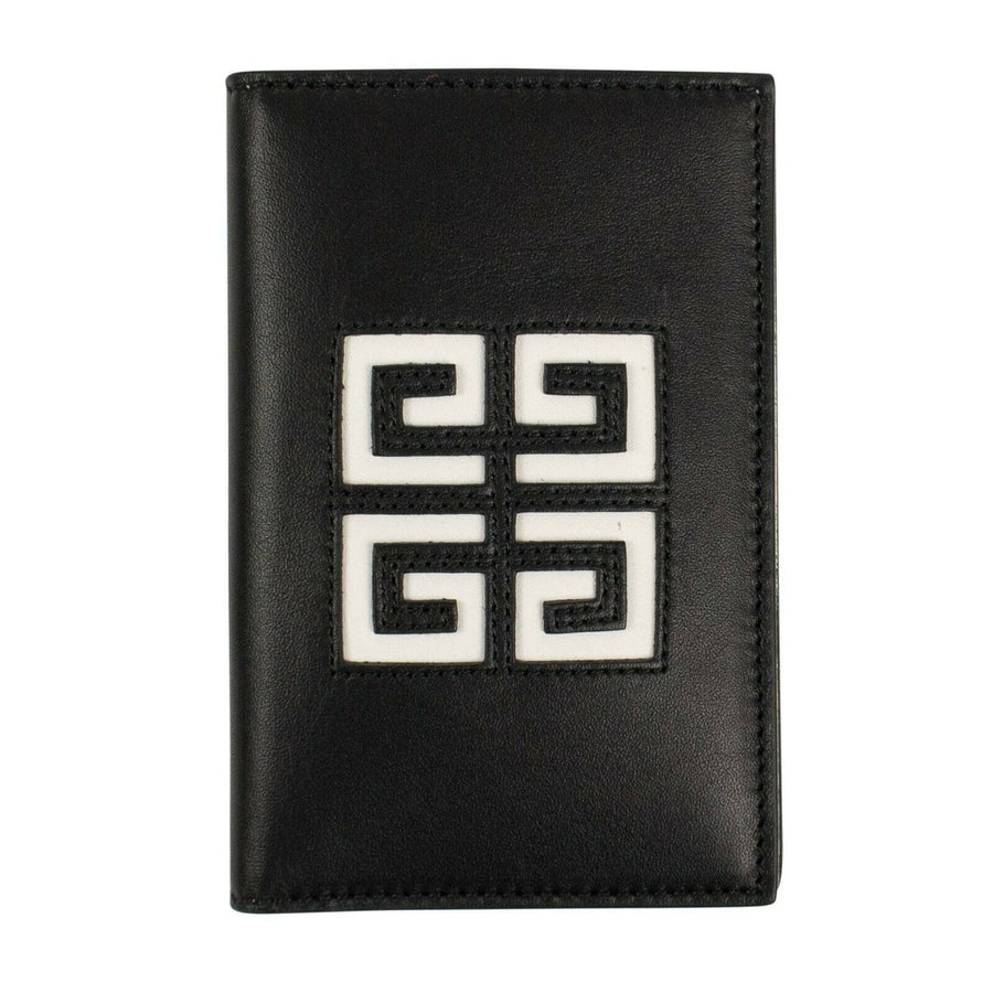 Leather 4G Bi-fold Cardholder Wallet - Black