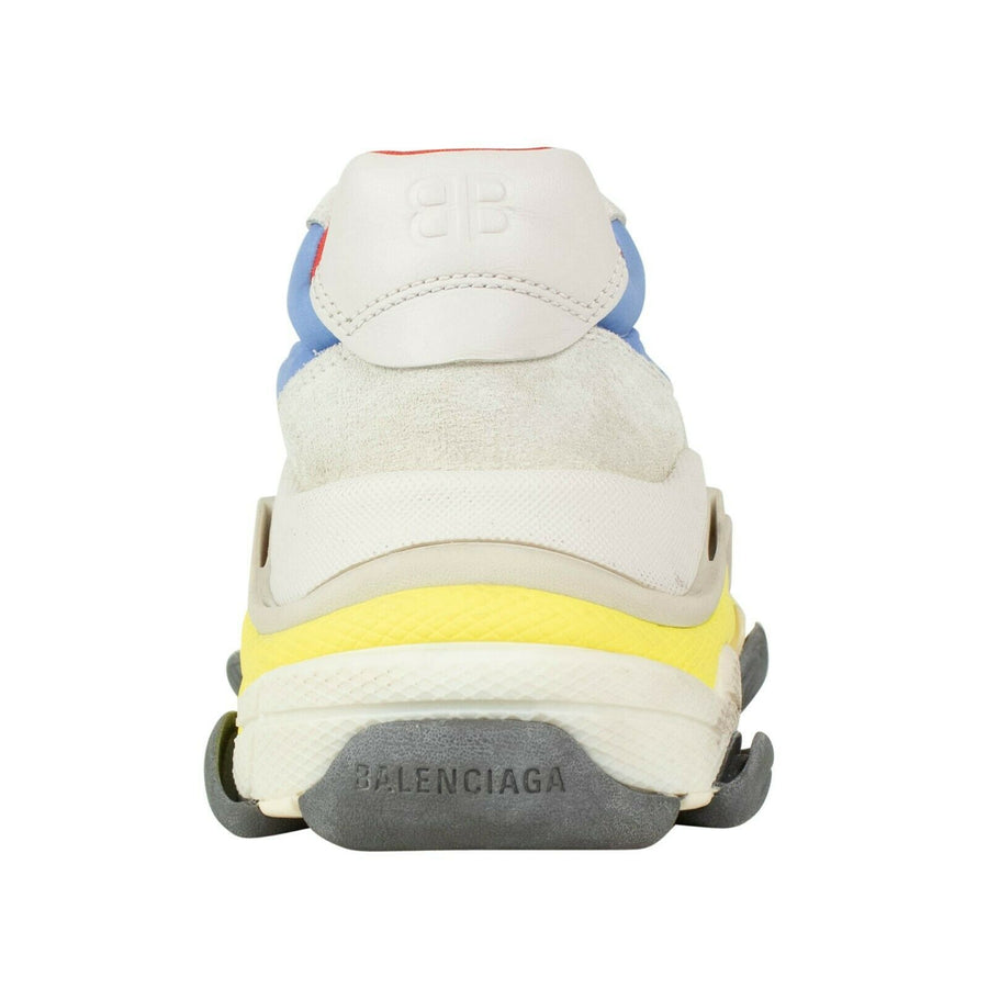 Men's Suede & Nylon Triple S Chunky Sneakers - Gray / Multi