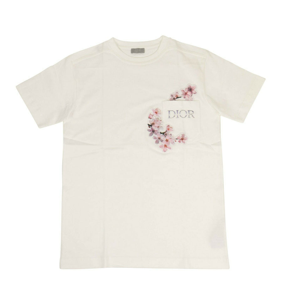 Men's Dior Homme x Sorayama Floral T-Shirt - Off White