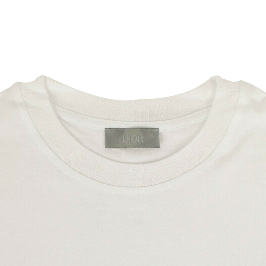 CHRISTIAN DIOR x DANIEL ARSHAM Cotton Printed Logo T-Shirt - White