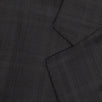 Plaid Wool Suit - Dark Gray