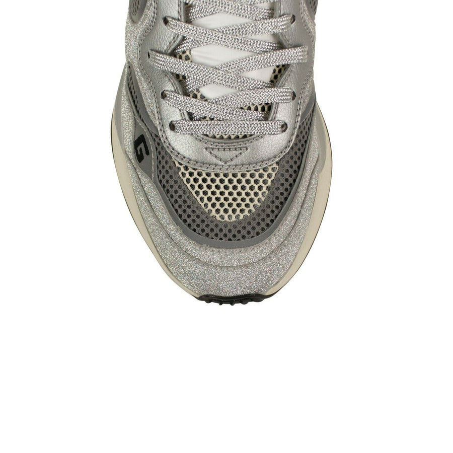 Glitter 'Ultrapace' Lace Up Sneakers - Silver