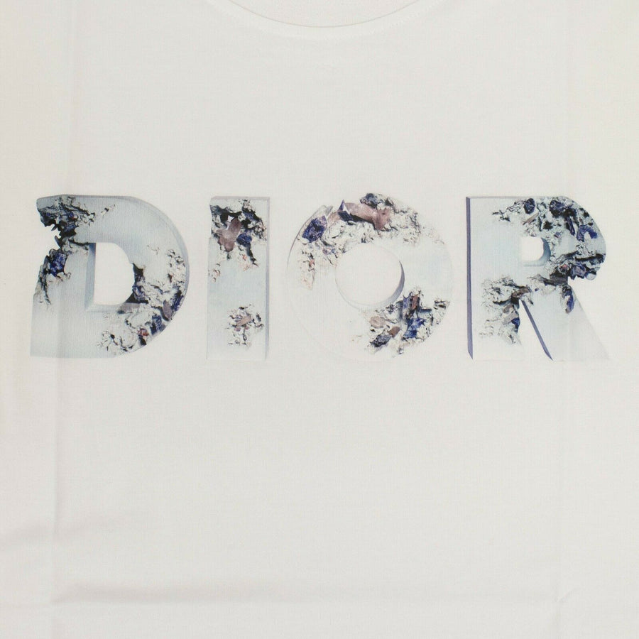 CHRISTIAN DIOR x DANIEL ARSHAM Cotton Printed Logo T-Shirt - White