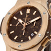 Hublot Big Bang, Rose Gold Chocolate Dial Leather 44MM Watch 301.PC.3180.RC(PRE-OWNED)