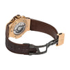 Hublot Big Bang, Rose Gold Chocolate Dial Leather 44MM Watch 301.PC.3180.RC(PRE-OWNED)