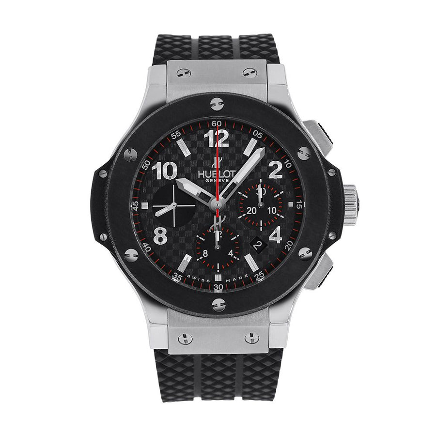 Hublot Big Bang, Stainless-Steel Black chronograph 44MM Watch 301.SB.131.RX