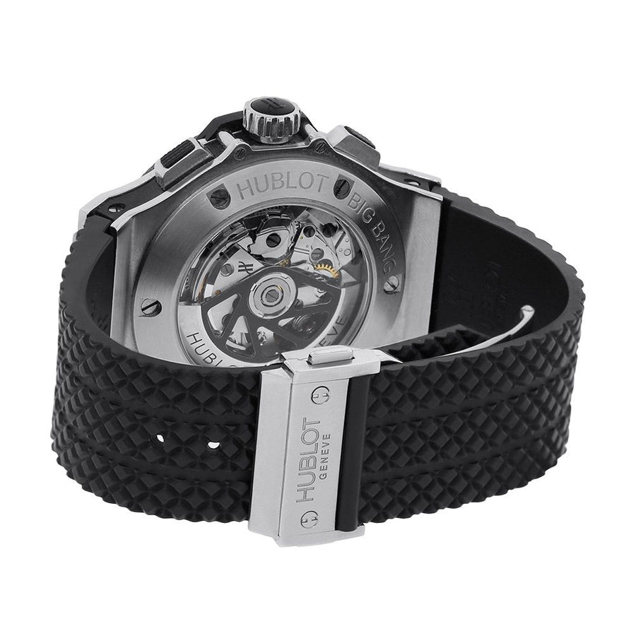 Hublot Big Bang, Stainless-Steel Black chronograph 44MM Watch 301.SB.131.RX