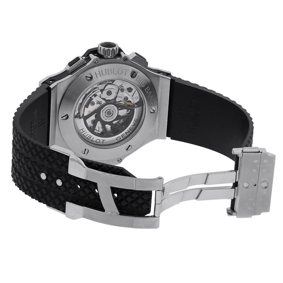 Hublot Big Bang, Stainless-Steel Black chronograph 44MM Watch 301.SB.131.RX