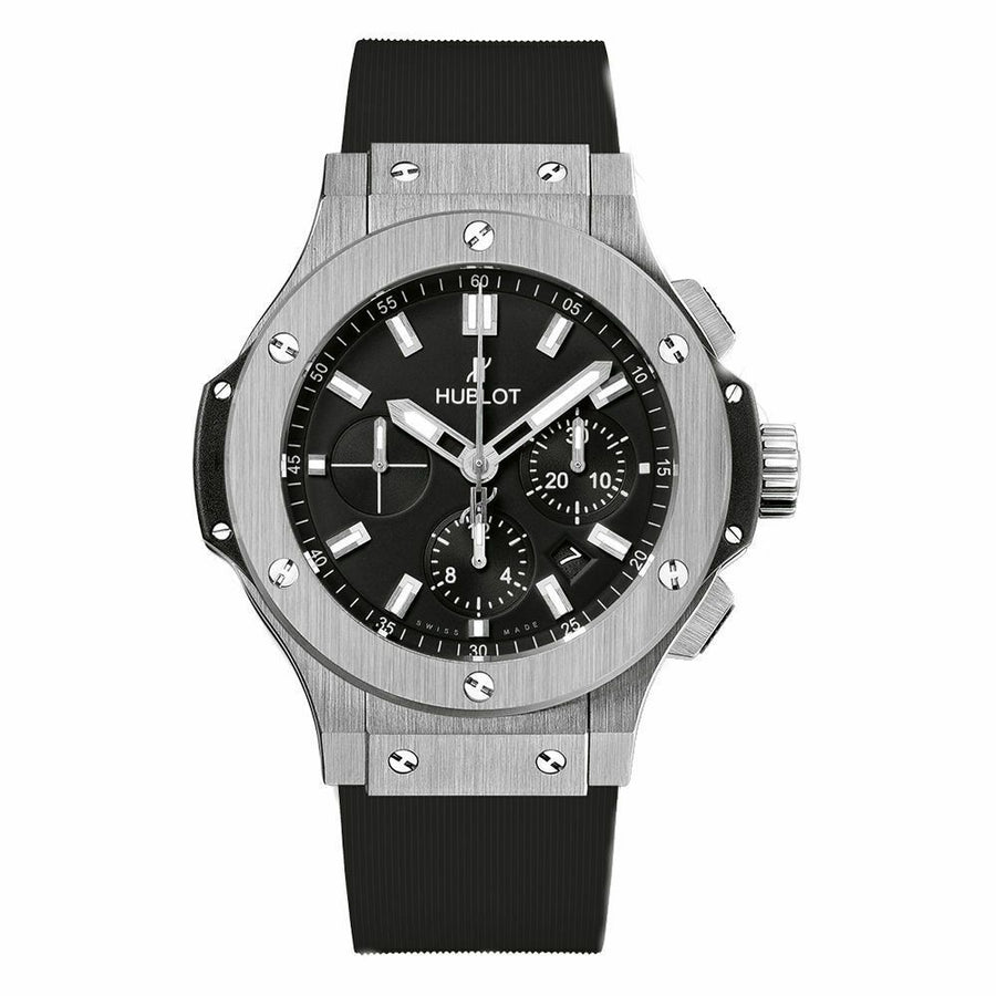 Hublot Big Bang, Stainless-Steel Black Chronograph 44MM Watch 301.SX.1170.RX