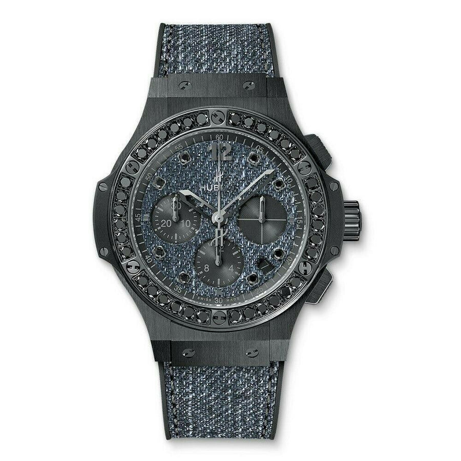 Hublot Big Bang, Jean Ceramic Black Diamond Chronograph 341.CX.2740.NR.1200