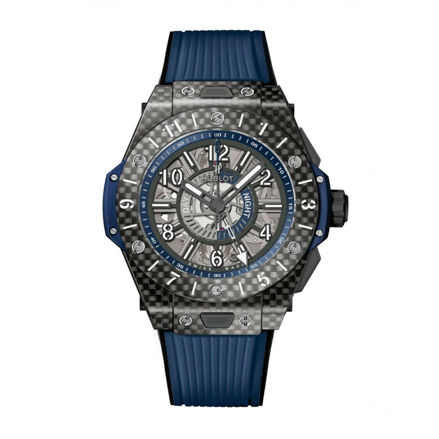 Hublot Big Bang Unico, Carbon GMT 45MM Watch 471.QX.7127.RX