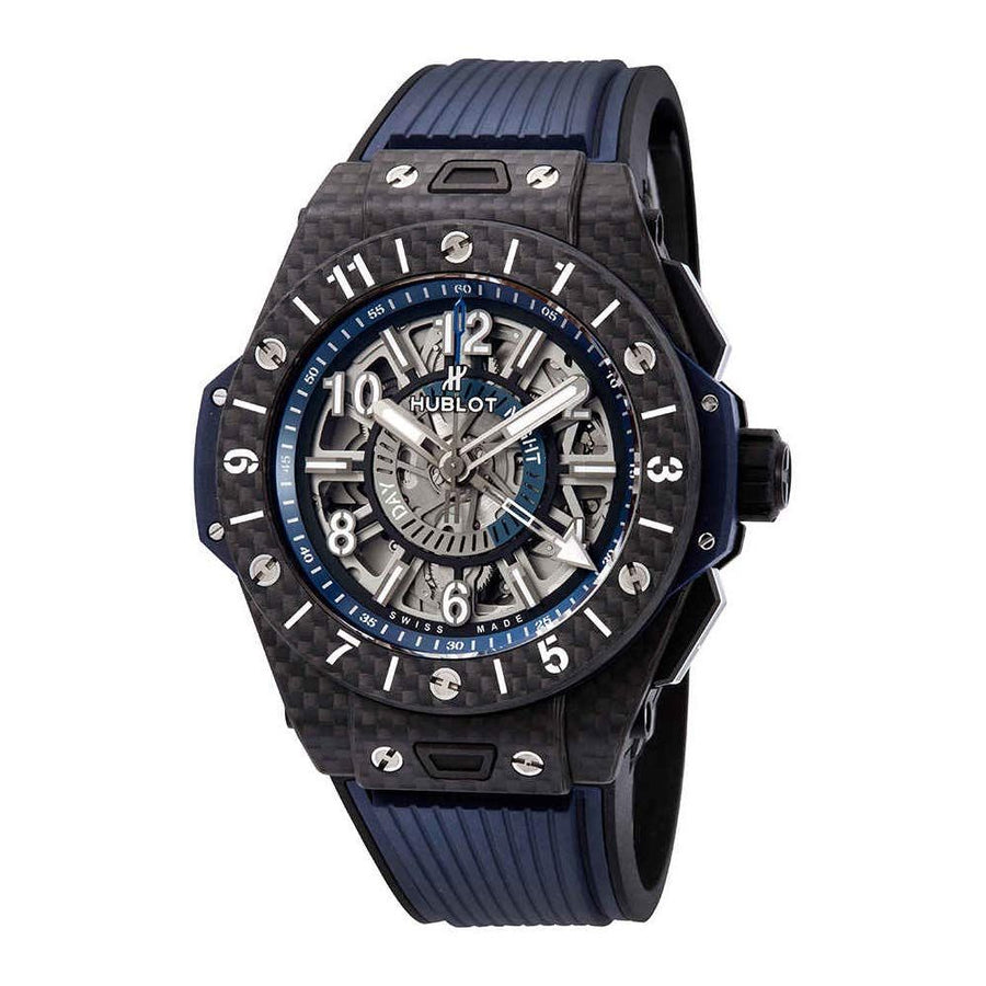 Hublot Big Bang Unico, Carbon GMT 45MM Watch 471.QX.7127.RX