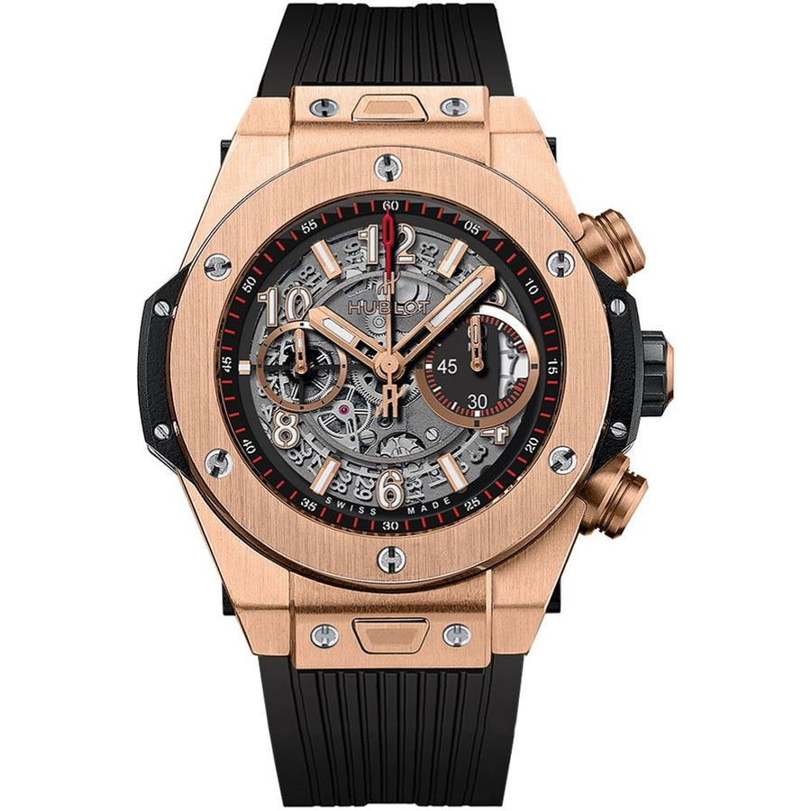 Hublot Big Bang, Unico King Gold Rose Gold 45MM Watch 411.OX.1180.RX