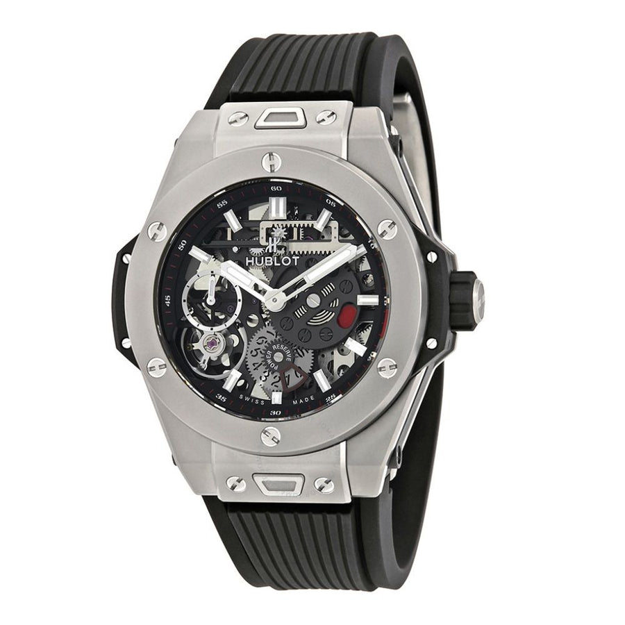 Hublot Big Bang, Meca 10 Microblasted Titanium 45MM Watch 414.NI.1123.RX