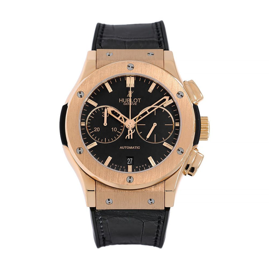 Hublot Classic Fusion, Rose Gold Chronograph 45MM Watch 521.OX.1181.LR(PRE-OWNED)