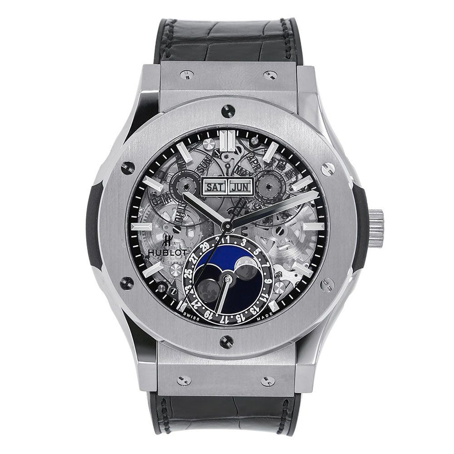 Hublot Classic Fusion, AeroFusion Titanium Moonphase 45MM Watch 517.NX.0170.LR