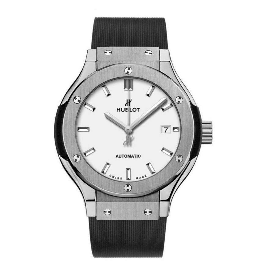 Hublot Classic Fusion Ladies, Titanium Date 33MM Watch 582.NX.2610.RX