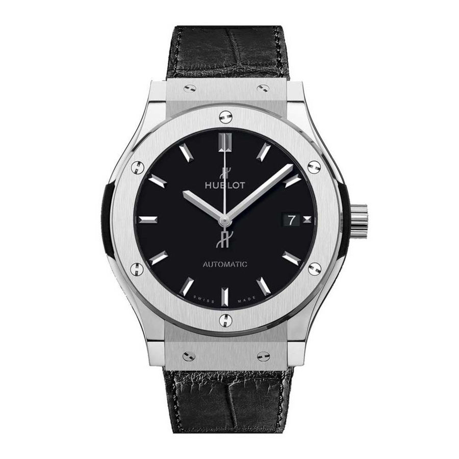 Hublot Classic Fusion, Titanium Black Index Dial 38MM Watch 565.NX.1171.LR