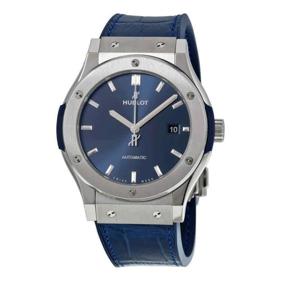 Hublot Classic Fusion, Titanium Blue Index Dial 38MM Watch 565.NX.7170.LR