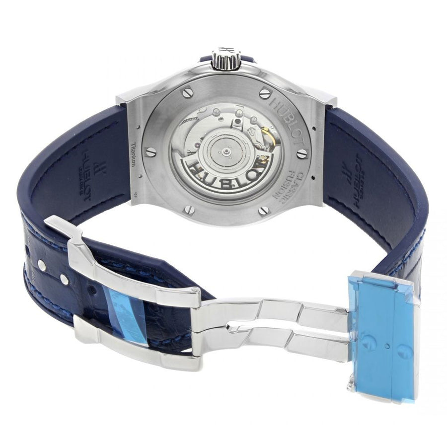 Hublot Classic Fusion, Titanium Blue Index Dial 38MM Watch 565.NX.7170.LR