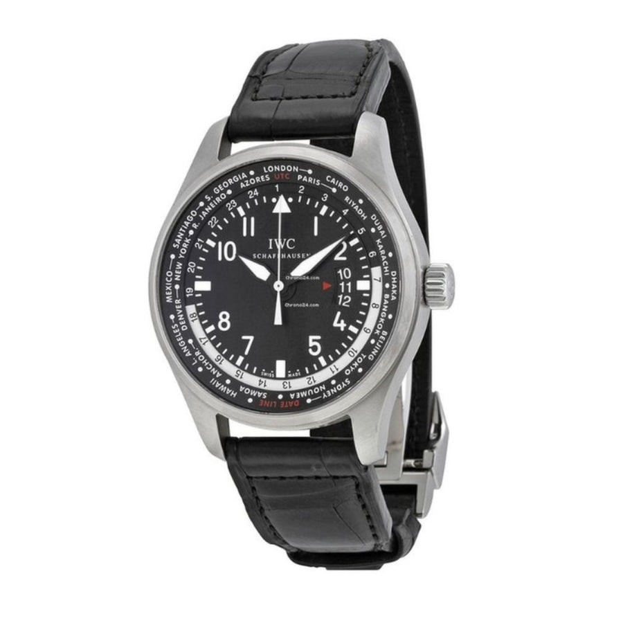 IWC Pilot, Automatic Worldtimer Steel 46MM Watch IW326201