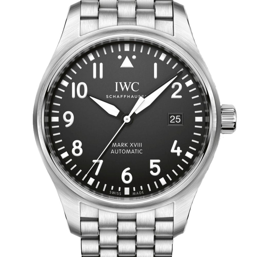 IWC Pilot's Mark XVIII, Automatic Black Dial 40MM Watch IW327011