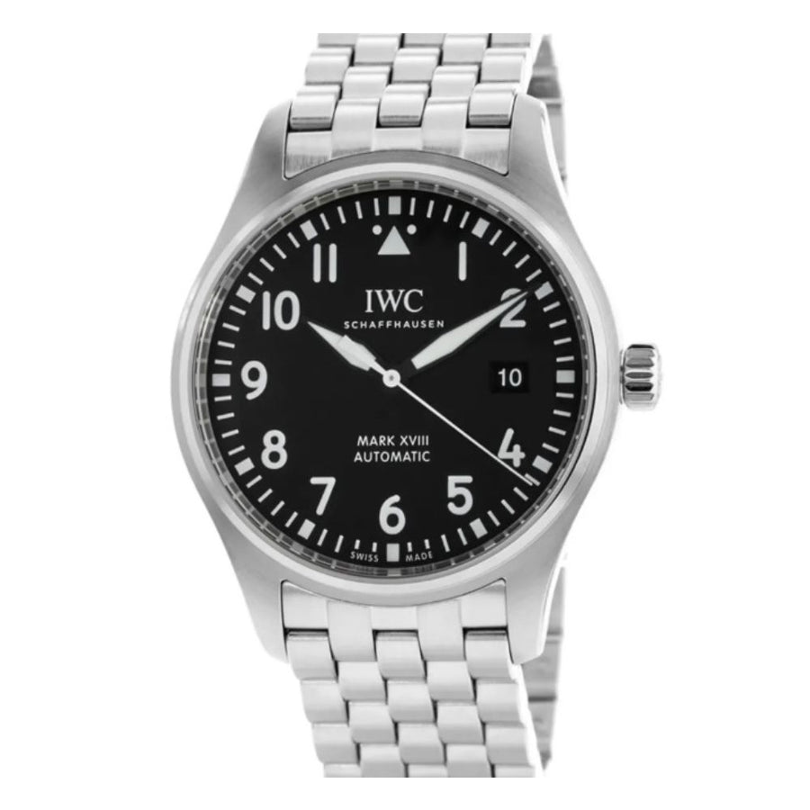 IWC Pilot's Mark XVIII, Automatic Black Dial 40MM Watch IW327011