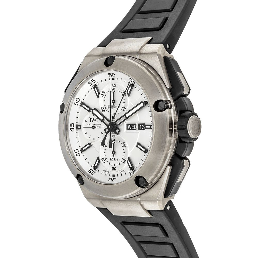 IWC Ingenieur, Double Chronograph Titanium 45MM Watch IW386501