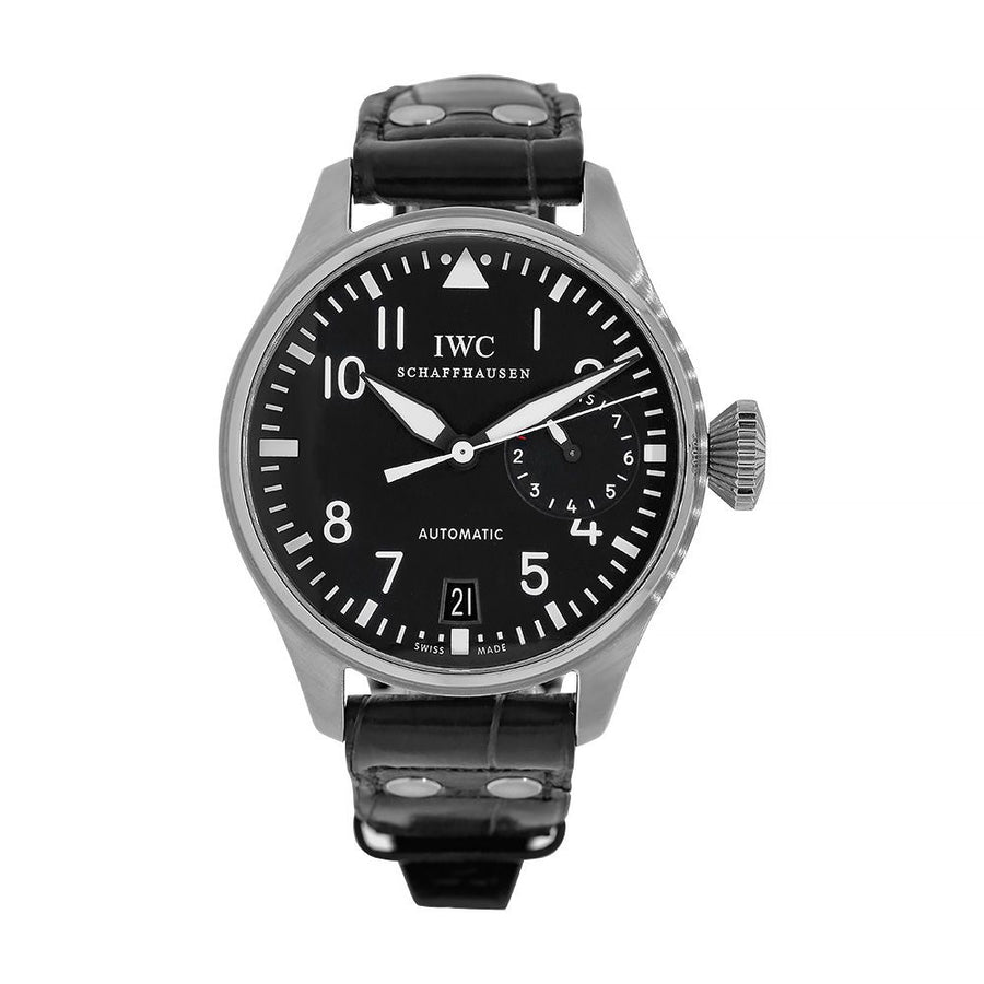 IWC Big Pilot, Stainless Steel 7 Day Black Dial 46MM Watch IW501001(PRE-OWNED)