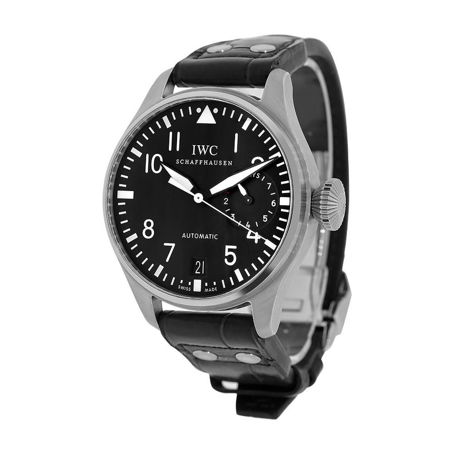 IWC Big Pilot, Stainless Steel 7 Day Black Dial 46MM Watch IW501001(PRE-OWNED)