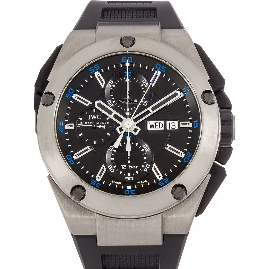 IWC Ingenieur, Double Chronograph Titanium Automatic 45MM Watch IW376501