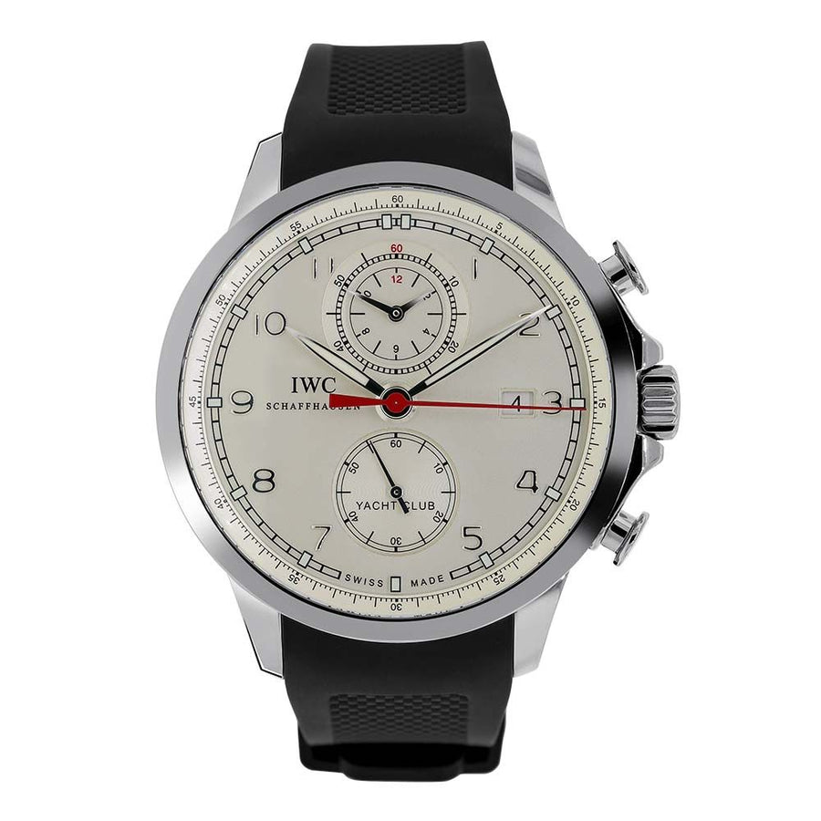 IWC Portugieser, Yacht Club Stainless-Steel Flyback Chronograph 45MM Watch IW390211(PRE-OWNED)