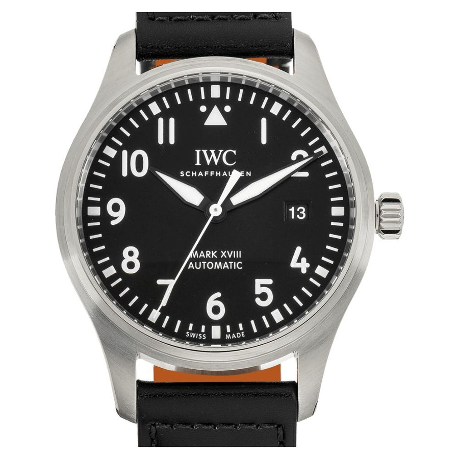 IWC Pilot's Mark XVIII, Automatic Black Dial 40MM Watch IW327001