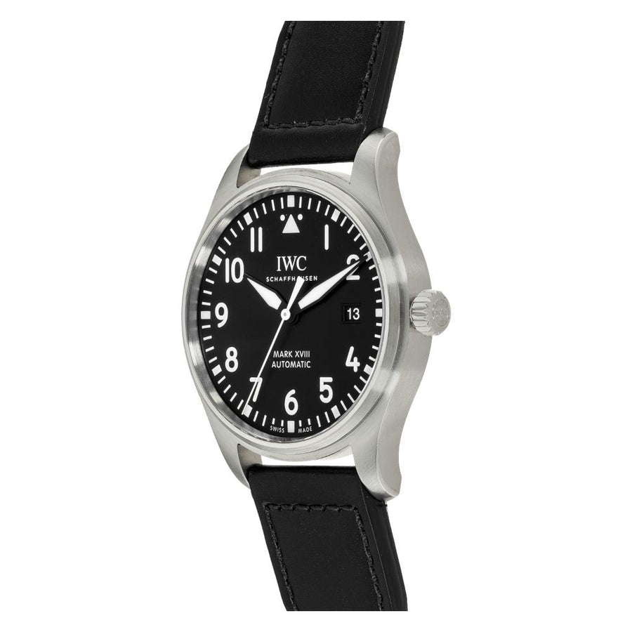 IWC Pilot's Mark XVIII, Automatic Black Dial 40MM Watch IW327001