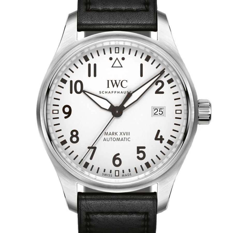 IWC Pilot's Mark XVIII, Automatic Silver Dial 40MM Watch IW327002