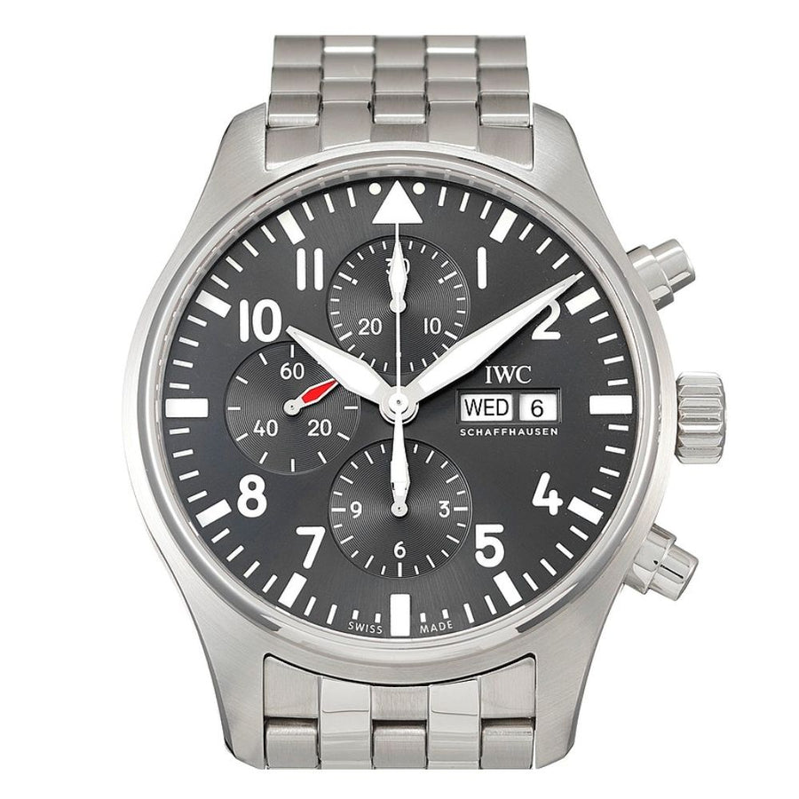 IWC Pilot Spitfire, Automatic Chronograph Grey Dial 43MM Watch IW377719