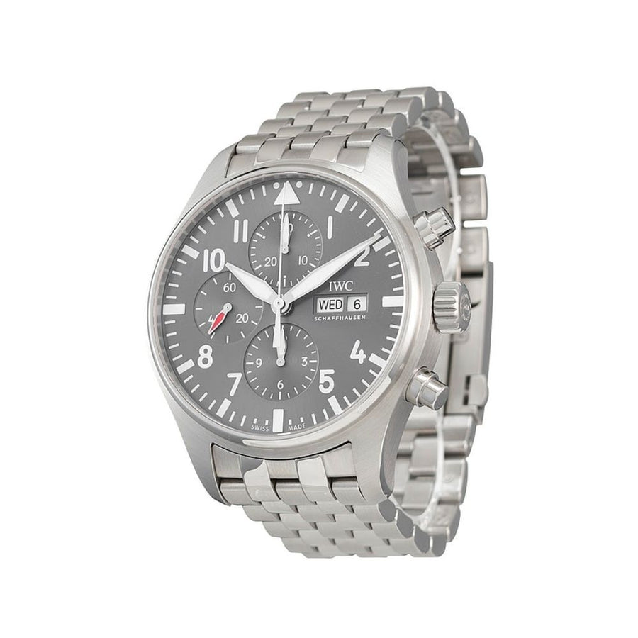 IWC Pilot Spitfire, Automatic Chronograph Grey Dial 43MM Watch IW377719