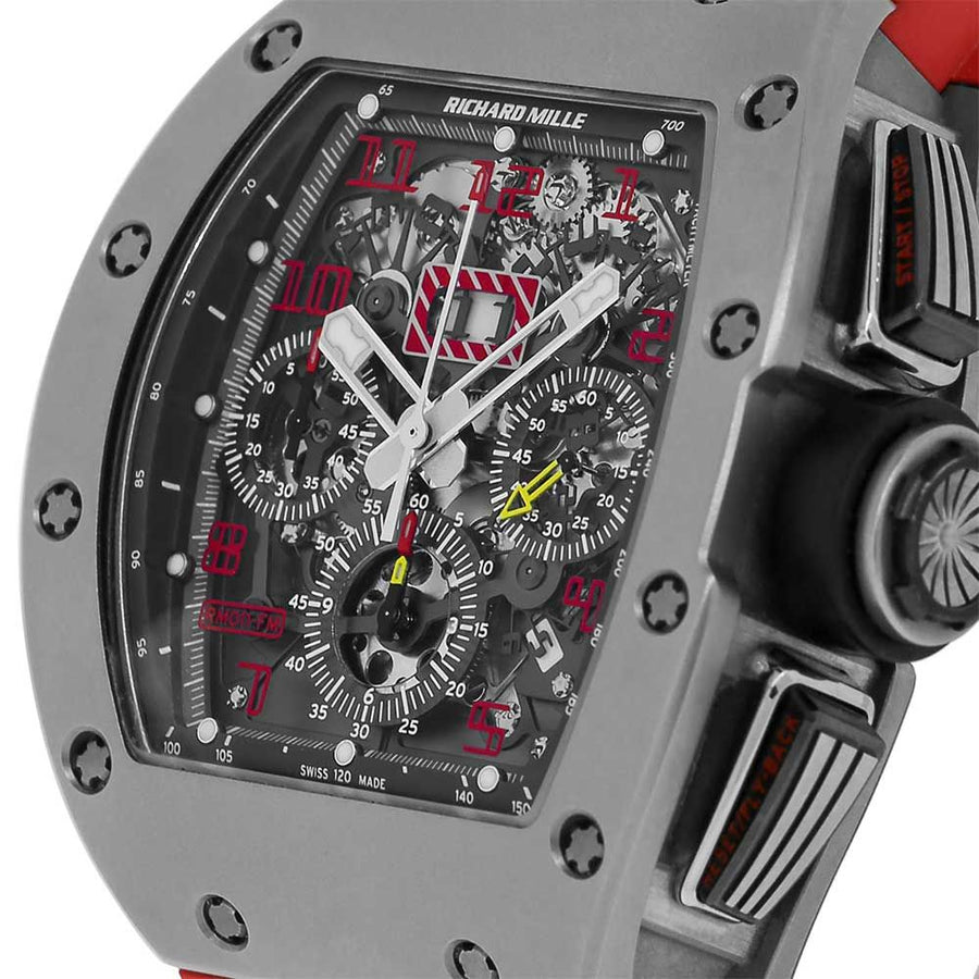 Richard Mille RM011, Felipe Massa Titanium Chronograph 49MM Watch RM011(PRE-OWNED)