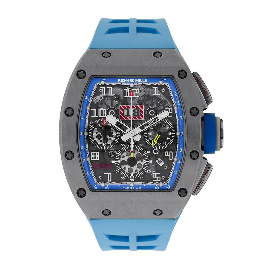 Richard Mille RM011, Felipe Massa Blue Americas Titanium 50MM Watch RM011