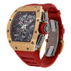 Richard Mille RM011 , Red Demon Titanium & 18K Rose Gold 50MM Watch RM011(PRE-OWNED)