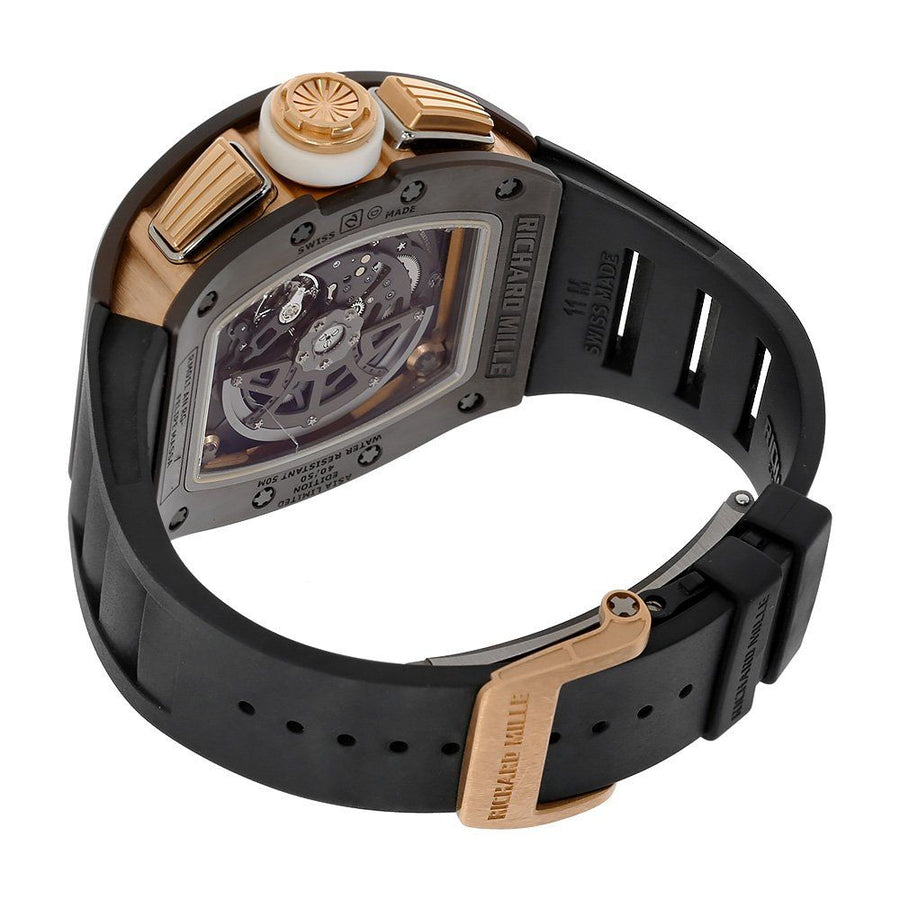 Richard Mille RM011, Felipe Massa Boutique Edition Rose Gold Automatic 49MM Chronograph RM011(PRE-OWNED)